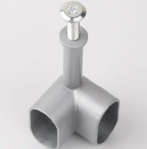 轉角法蘭正面圖