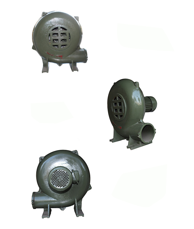 新型離心式鼓風機正面、側面、背面圖