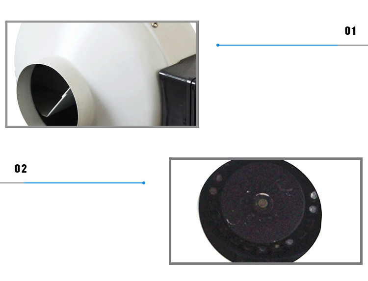 管道圓形同軸風機細節圖