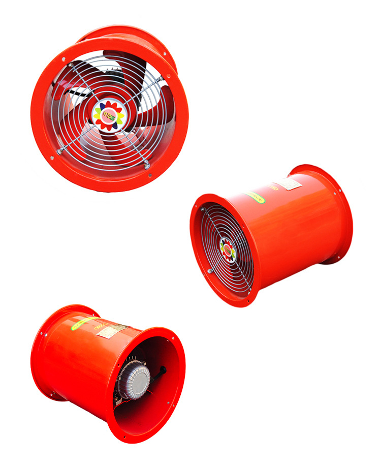 10寸管道風(fēng)機(jī)正面、側(cè)面、反面圖