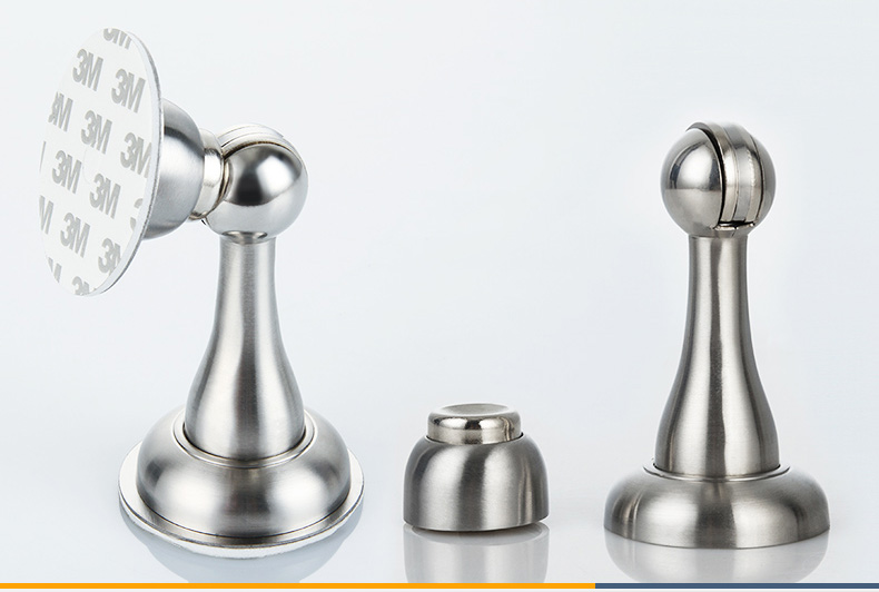 拉絲鋼門吸實拍圖