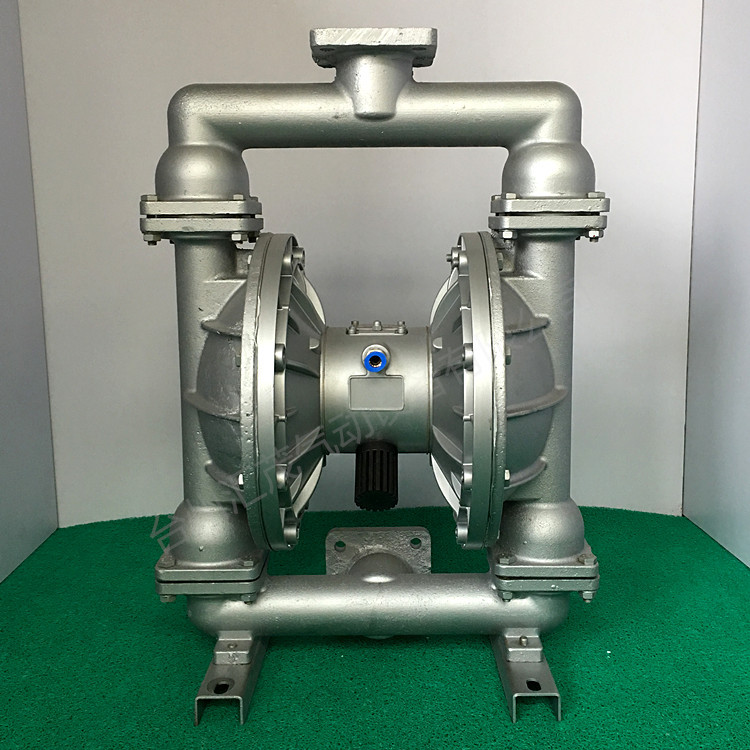 鋁合金氣動隔膜泵正面圖