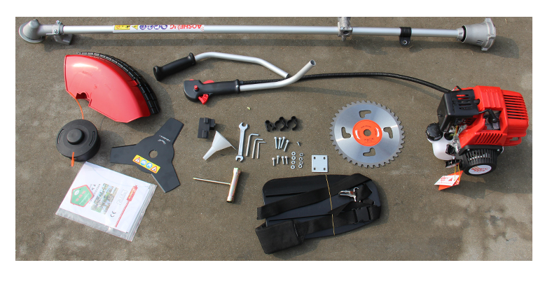 背負式割灌機細節分解