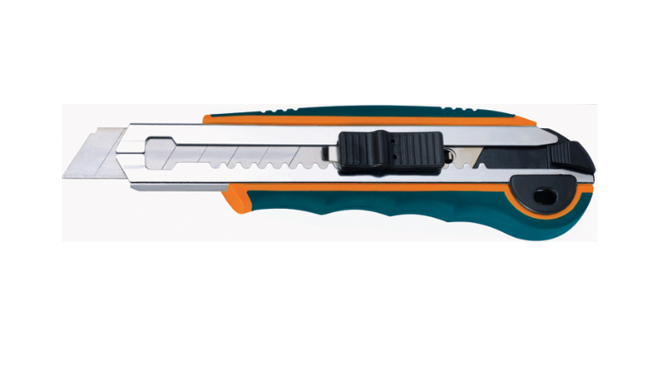 內藏式軟包膠5連發美工刀主圖展示