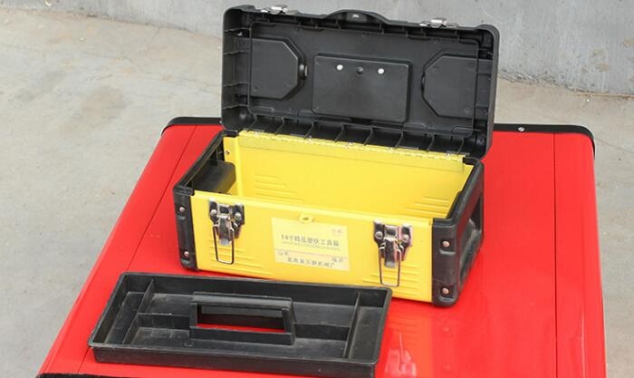 高檔手提塑鐵工具箱產品圖