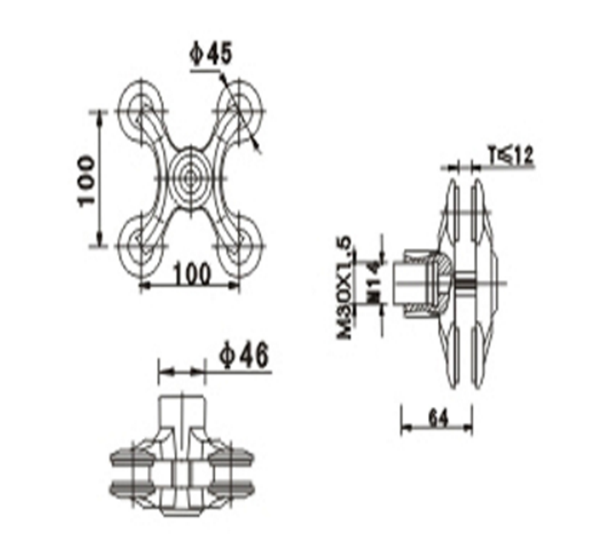 幕墻配件產品圖