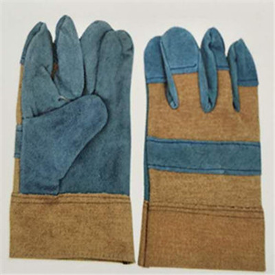 二層皮短電焊手套