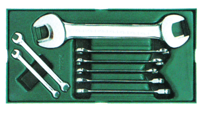 10件雙開口及兩用扳手