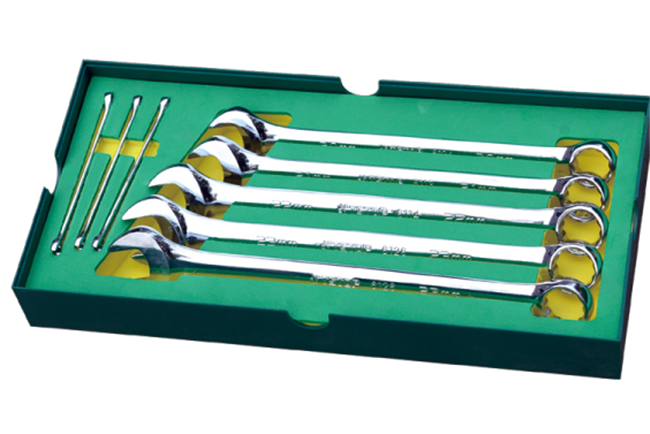 8件全拋光兩用扳手