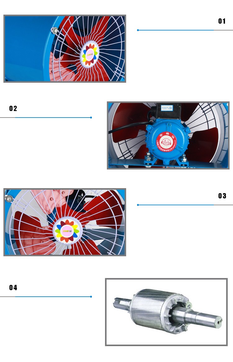 低噪音軸流通風機細節圖