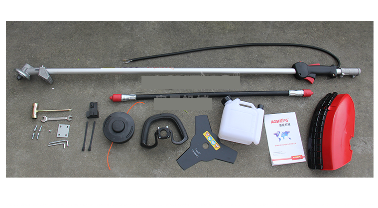 側掛式割灌機細節分解